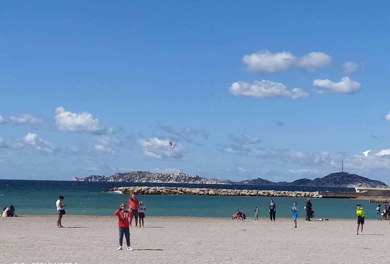 Sun Escape, Appart Renove Climatise 3 Pieces 4-6 Pers, 350M De La Plage Marseille Exteriér fotografie