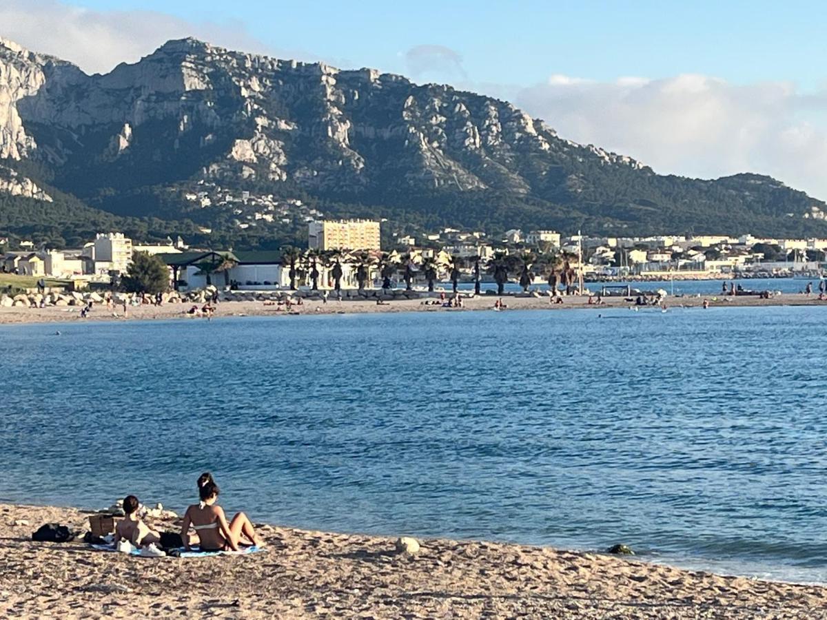 Sun Escape, Appart Renove Climatise 3 Pieces 4-6 Pers, 350M De La Plage Marseille Exteriér fotografie